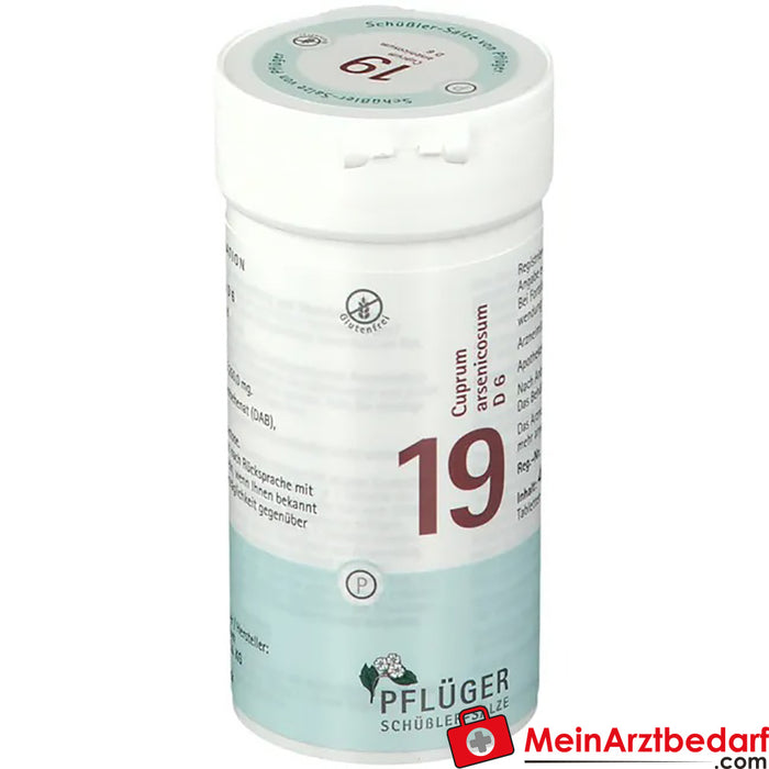 Biochemie Pflüger® Nº 19 Cuprum arsenicosum D6 Comprimidos