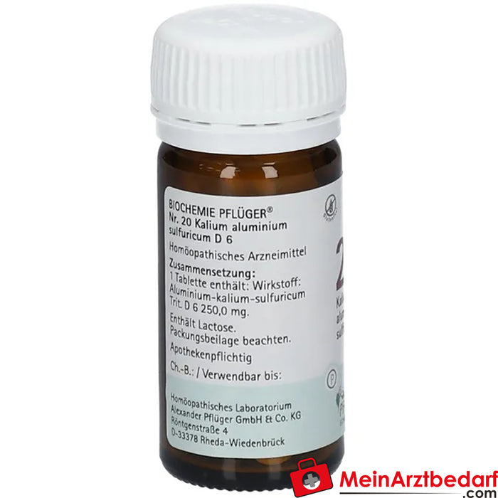 Biochemie Pflüger® No. 20 Potassium aluminum sulfate D6 Tablets