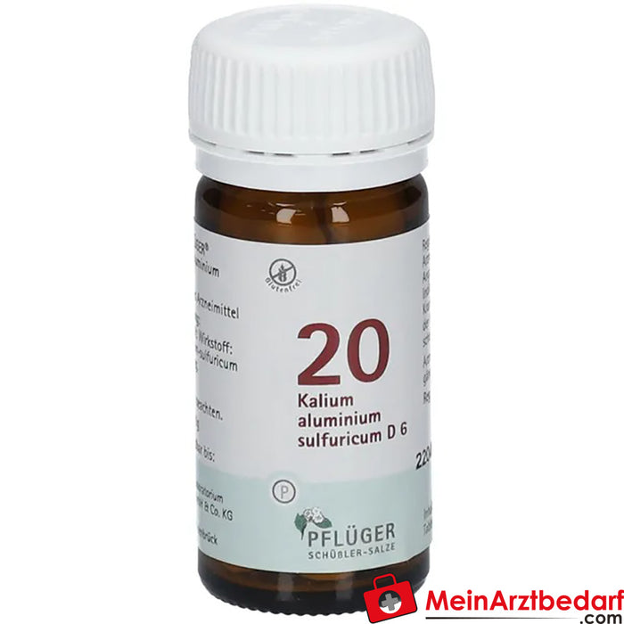 Biochemie Pflüger® No. 20 Sulfato de alumínio e potássio D6 Comprimidos
