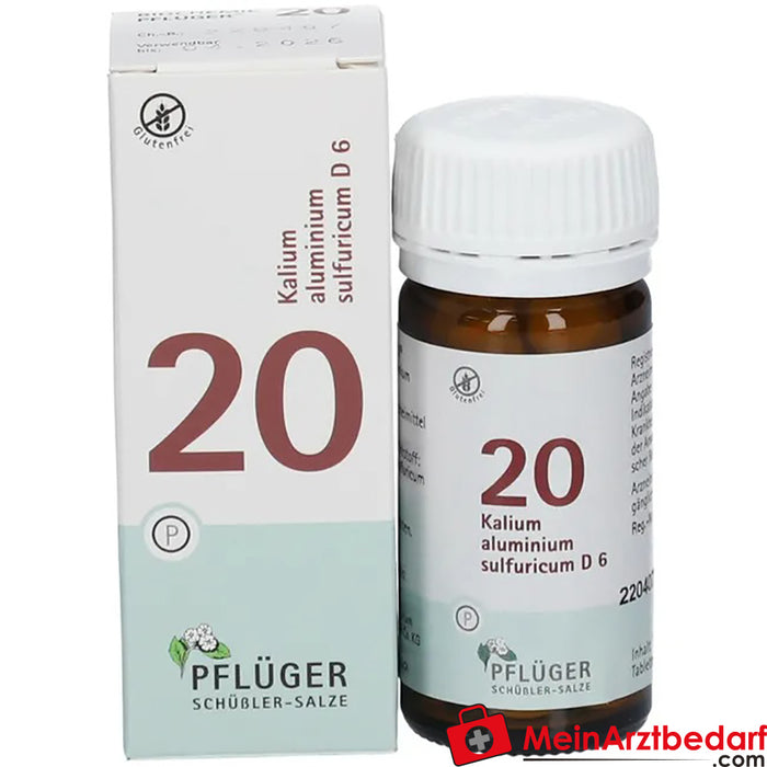 Biochimica Pflüger® No. 20 Solfato di potassio e alluminio D6 Compresse