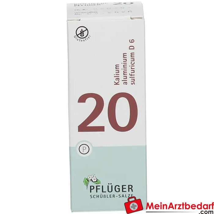 Biochemie Pflüger® No. 20 Sulfato de aluminio y potasio D6 Comprimidos