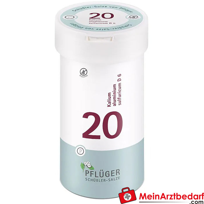 Biochemie Pflüger® No. 20 Sulfato de alumínio e potássio D6 Comprimidos