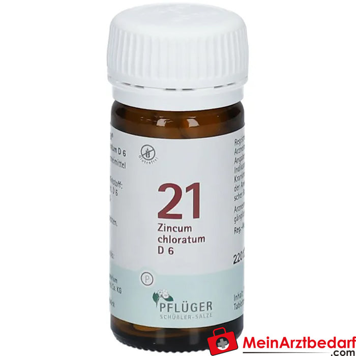 Biochemie Pflüger® 21 号氯化锌 D6 片剂