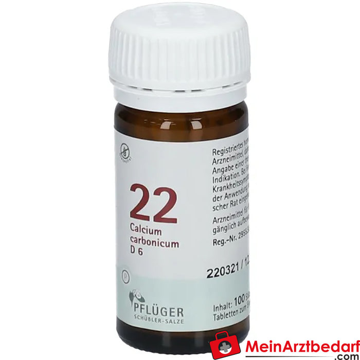 Biochimica Pflüger® No. 22 Calcio carbonico D6 Compresse