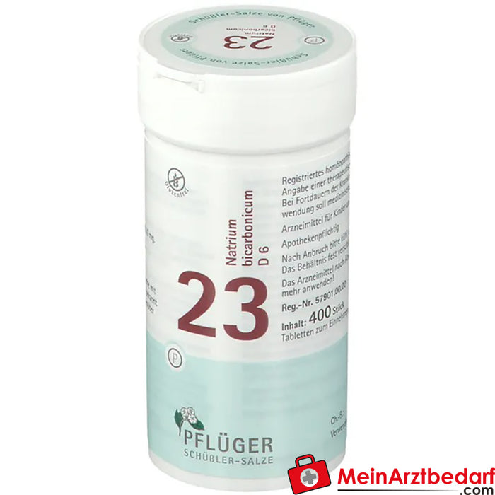 Biochemie Pflüger® 第 23 号重碳酸钙 D6 片剂