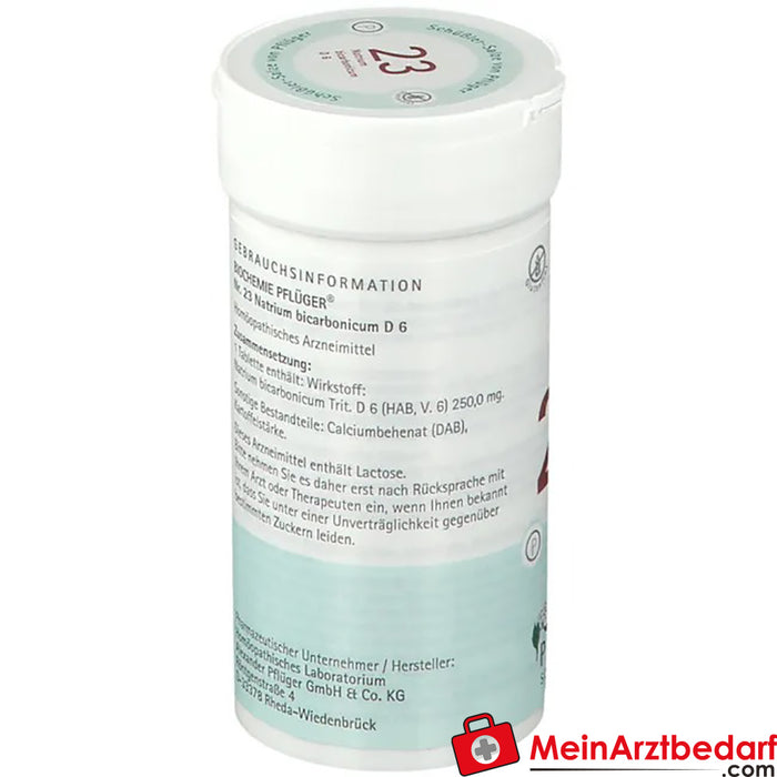 Biochemie Pflüger® No. 23 Natrium bicarbonicum D6 Comprimidos