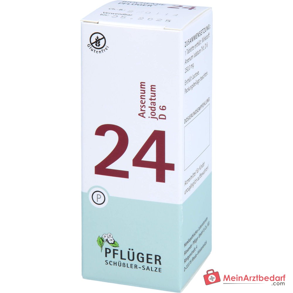 Biochemia Pflüger Nr 24 Arsenum iodatum D6 Tabletki 250 mg