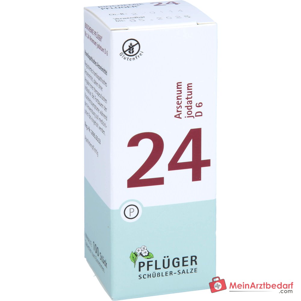 Biochemia Pflüger Nr 24 Arsenum iodatum D6 Tabletki 250 mg