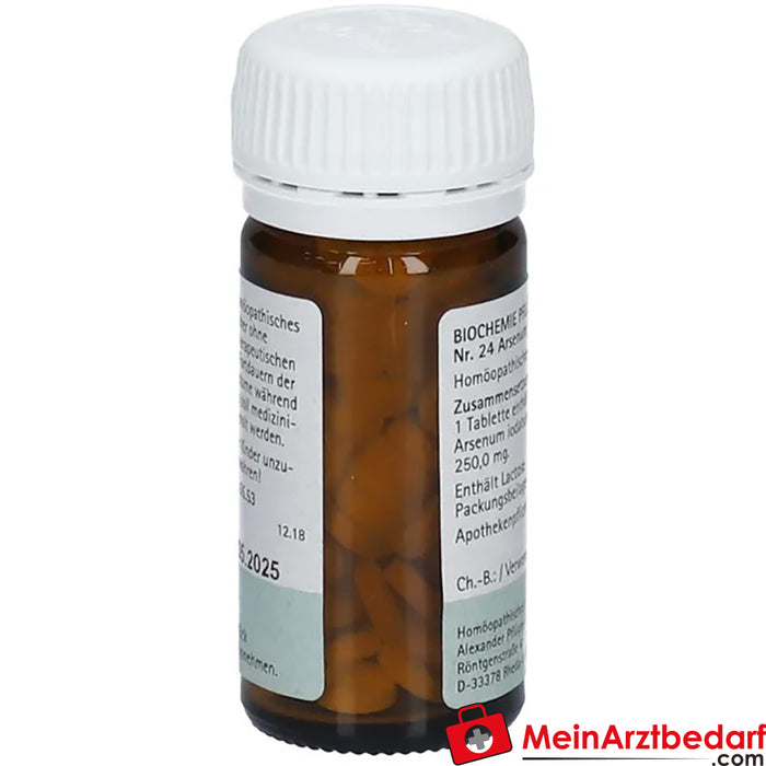 Biochemie Pflüger® No. 24 Arsenum iodatum D6 Tabletki