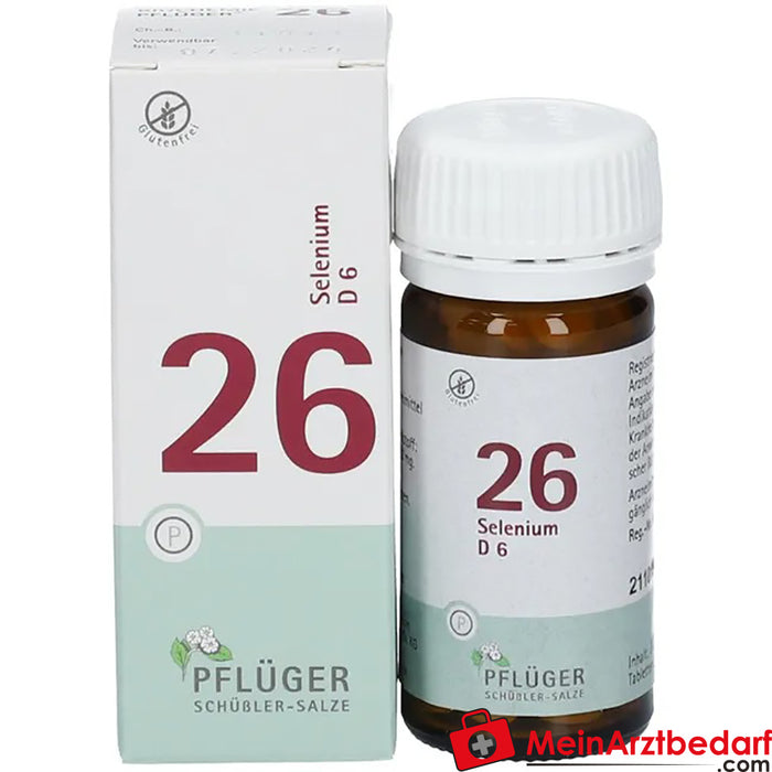 Biochemie Pflüger® 26 号硒 D6 药片