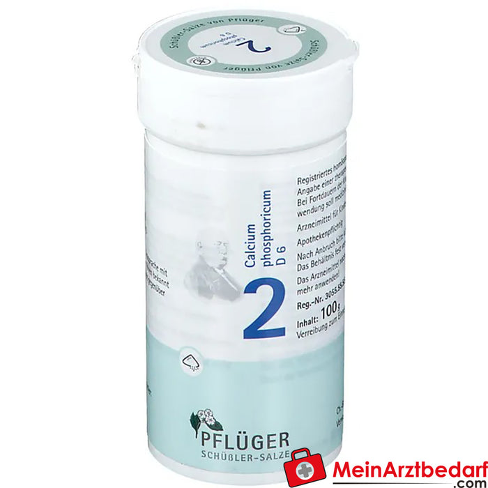 Biochemie Pflüger® 2 号磷酸钙 D6 粉剂