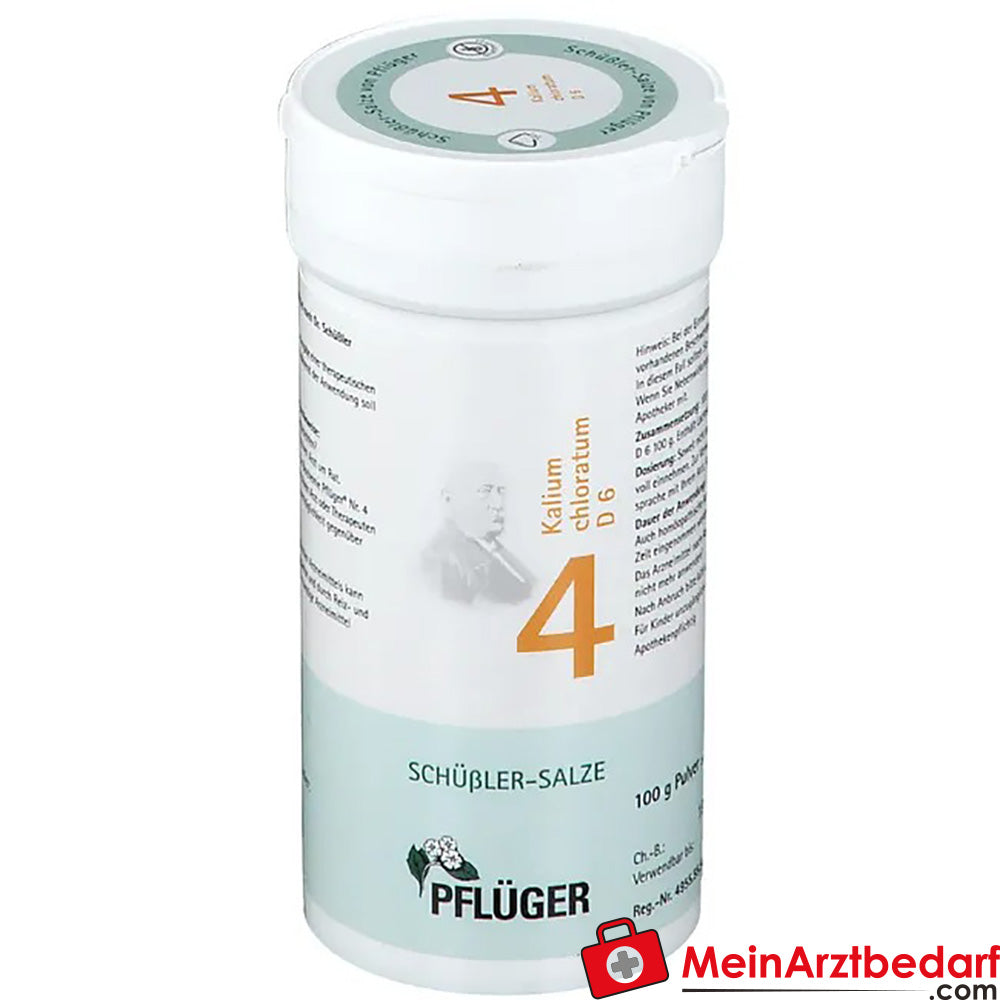 Biochemie Pflüger® Nr. 4 Kalium chloratum D6 Pulver.