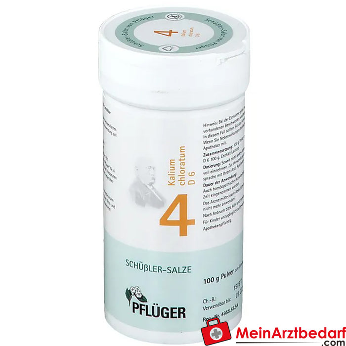 Biochemie Pflüger® Nº 4 Clorato potásico D6 Polvo
