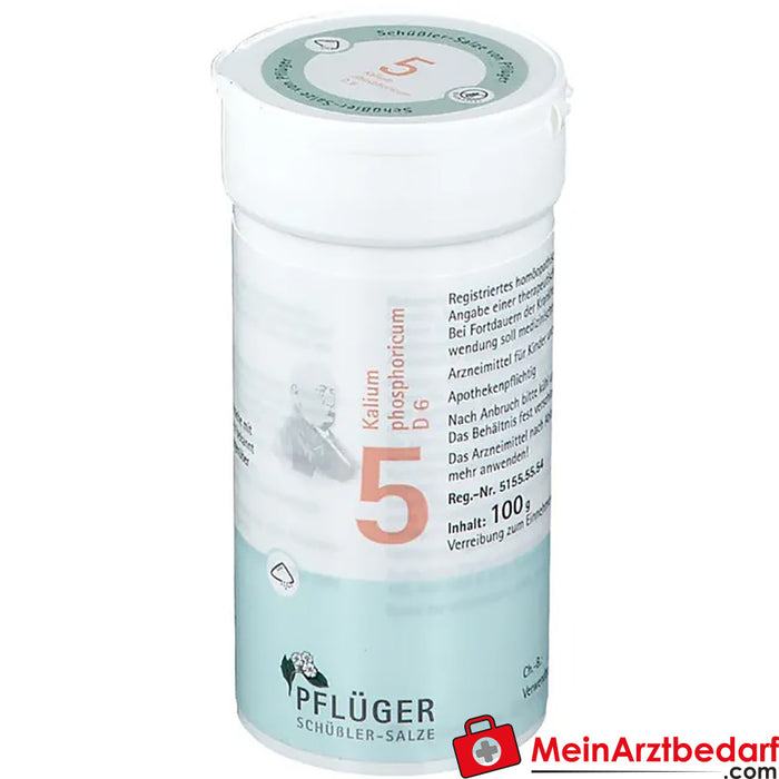 Biochemie Pflüger® No. 5 Potasyum fosforikum D6 Tozu