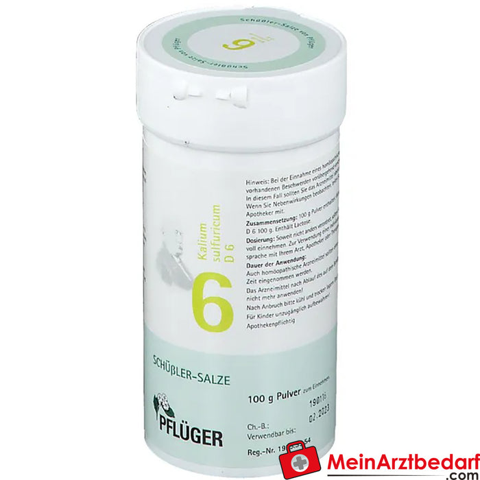 Biochemie Pflüger® No. 6 Potassium sulphuricum D6 w proszku