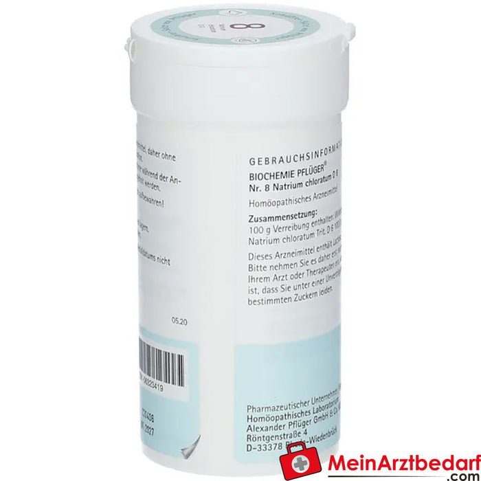 Biochemie Pflüger® No. 8 Sodium chloratum D6 Powder