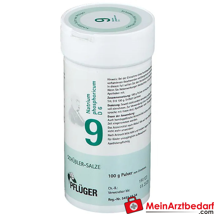 Biochemie Pflüger® 9 号磷 酸钠 D6 粉末