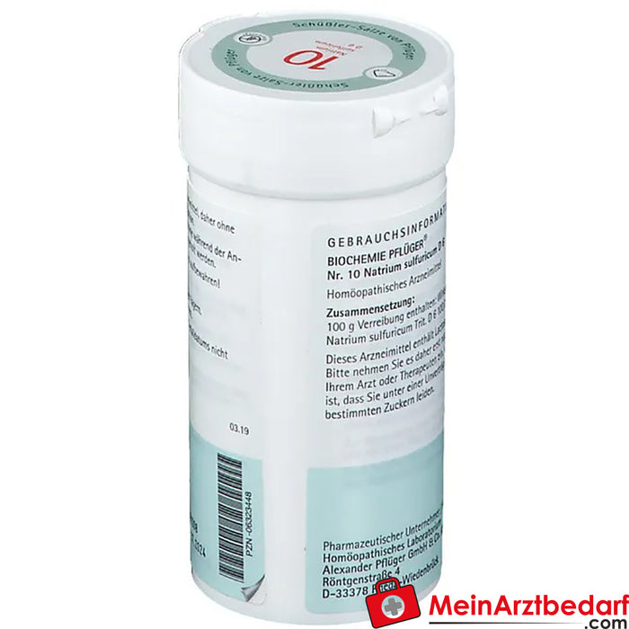 Biochemie Pflüger® N° 10 Natrium sulfuricum D6 poudre