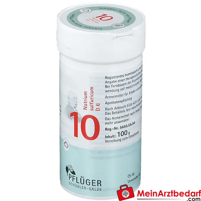 Biochemie Pflüger® No. 10 Natrium sulfuricum D6 w proszku