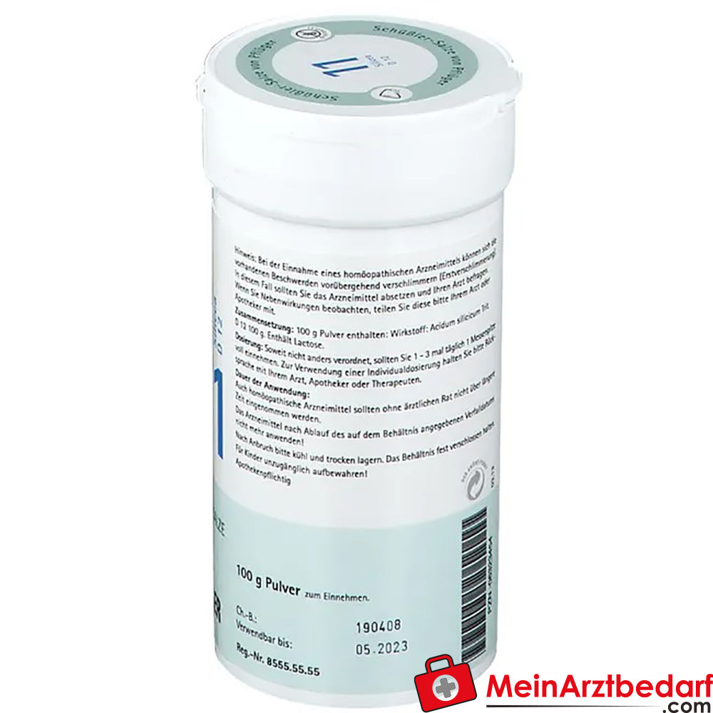 Biochemie Pflüger® Nr. 11 Silicea D12 Pulver.