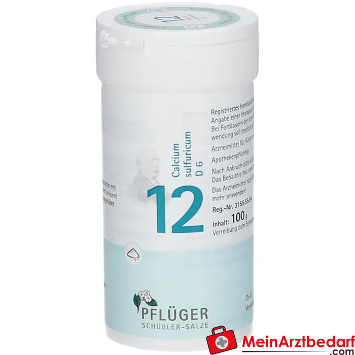 Biochemie Pflüger® No. 12 Calcium sulfuricum D6 Polvo