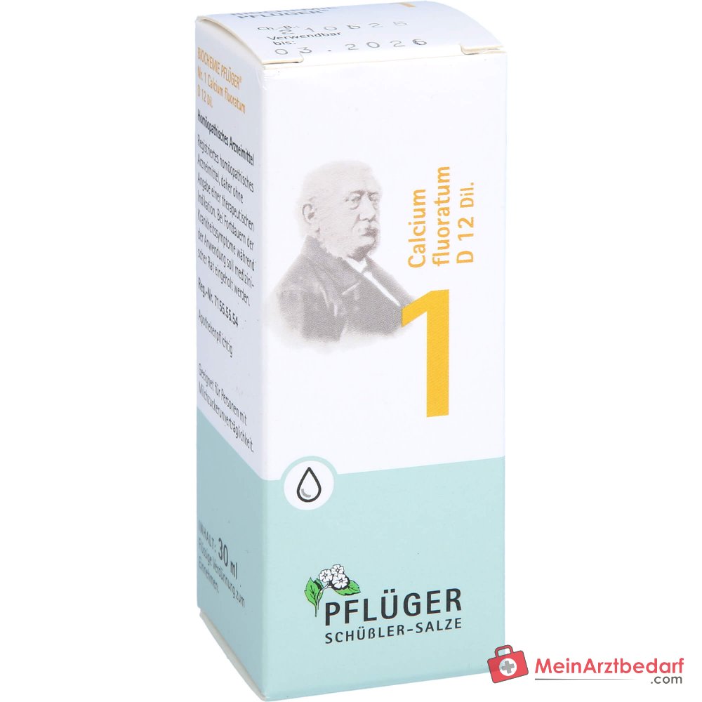 Biochemie Pflüger Nr. 1 Calcium fluoratum D12 druppels, 100 ml