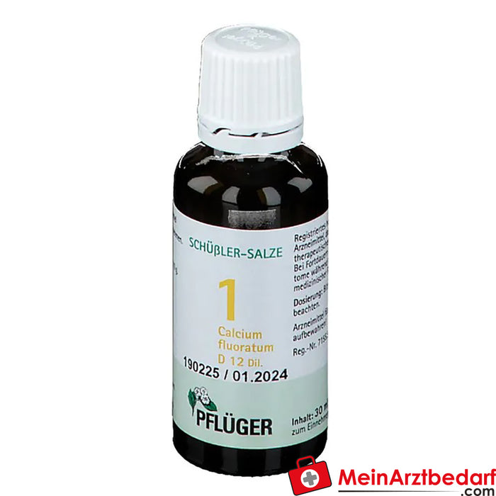 Krople Biochemie Pflüger® No. 1 Calcium fluoratum D12