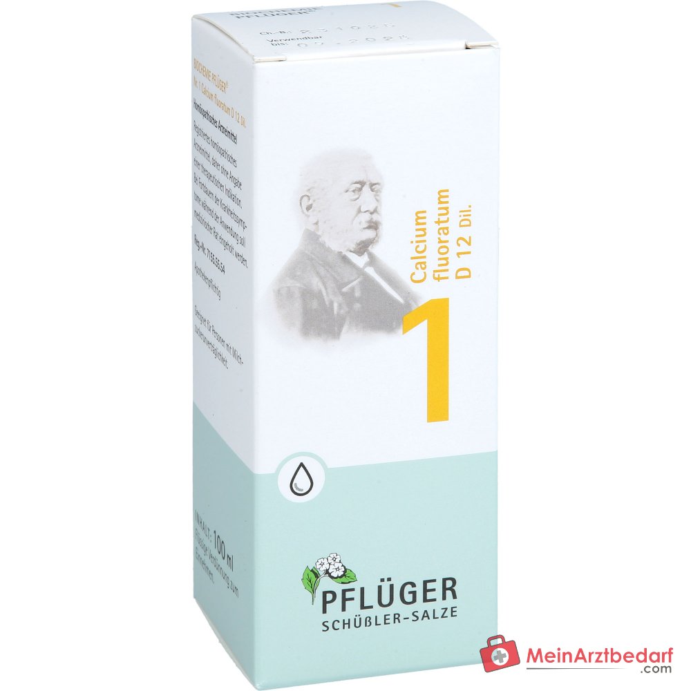 Biochemie Pflüger Nr. 1 Calcium fluoratum D12 druppels, 100 ml