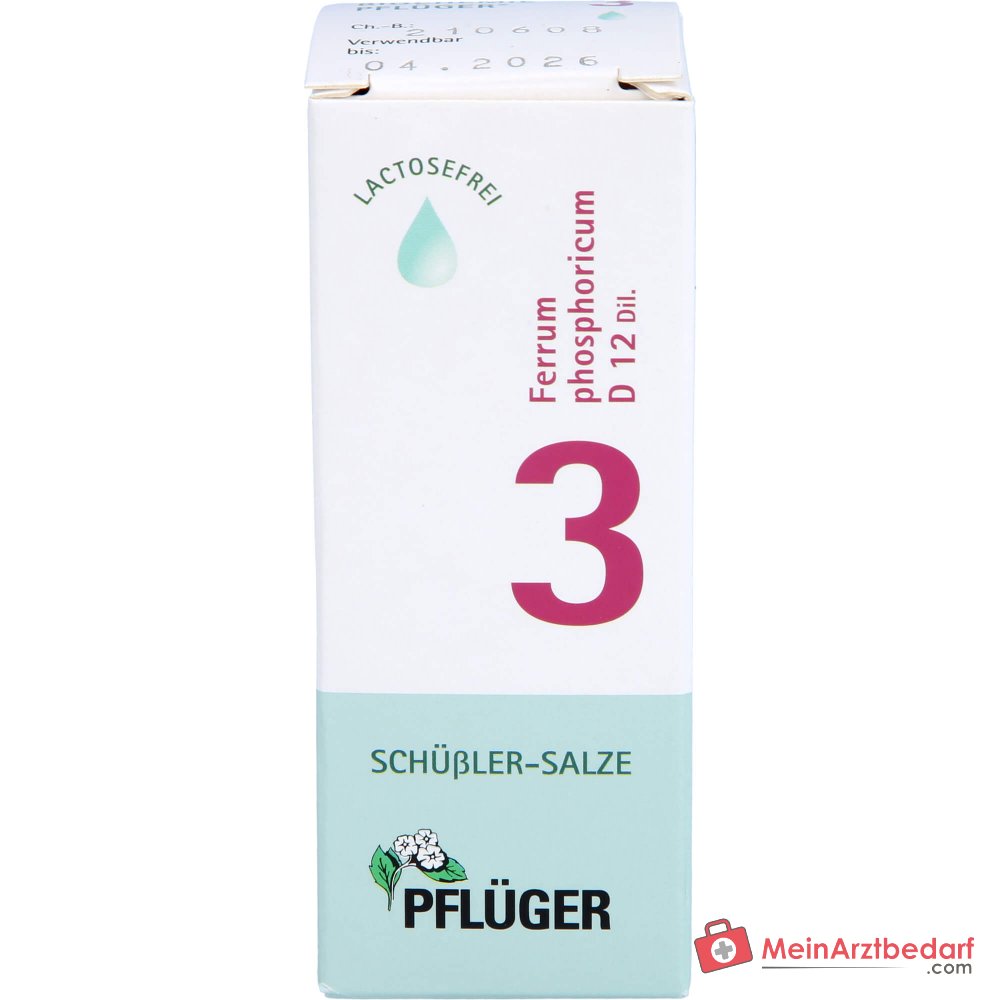 Biochemie Pflüger Ferrum phosphoricum D12 krople 20 ml