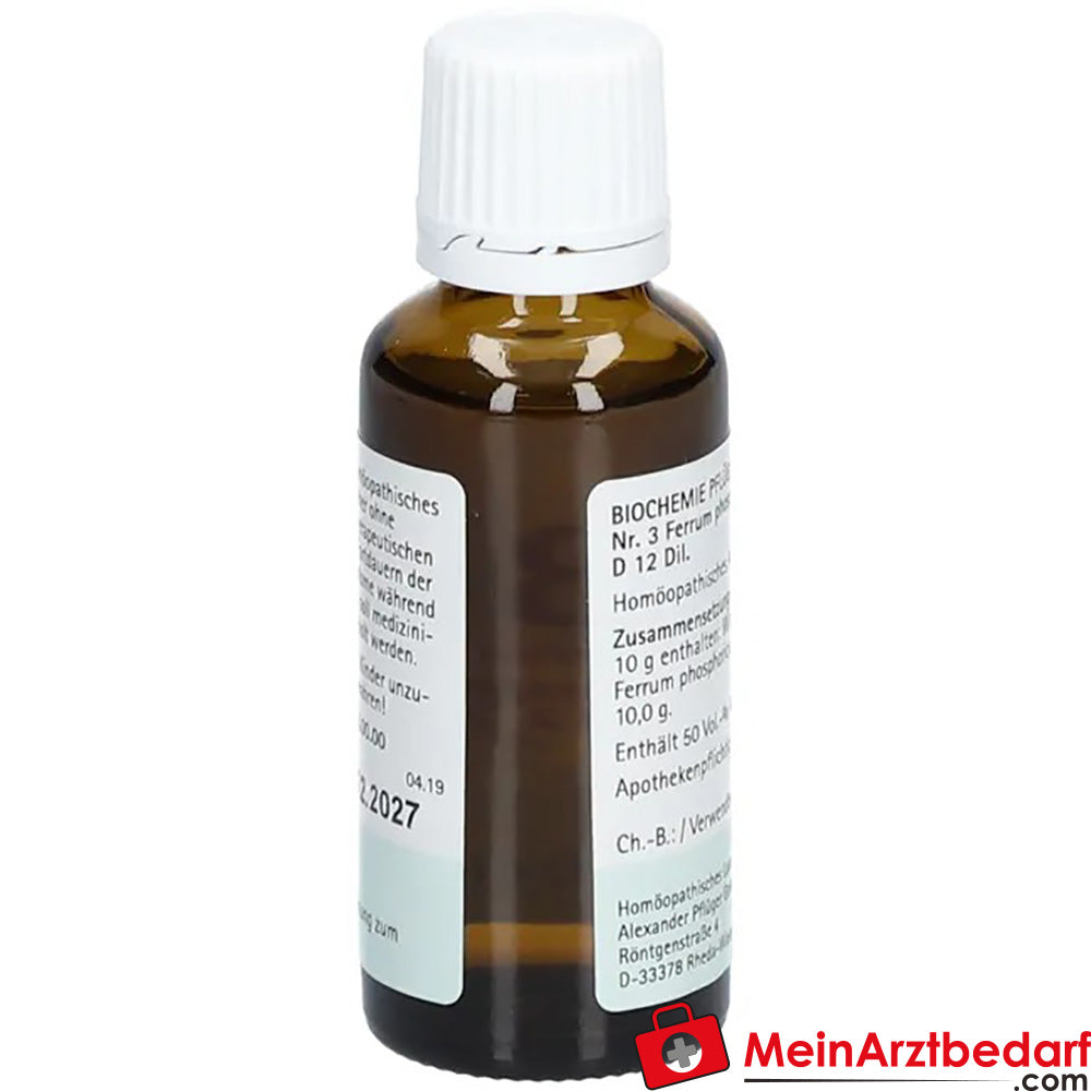 Biochemie Pflüger® Nr. 3 Ferrum phosphoricum D12 Tropfen.