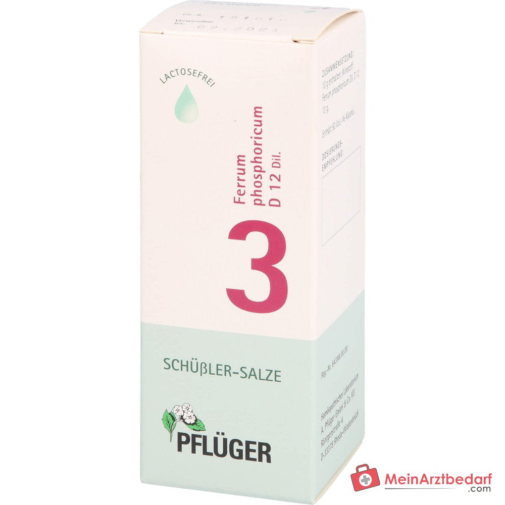 Biochemie Pflüger Ferrum phosphoricum D12 krople 20 ml