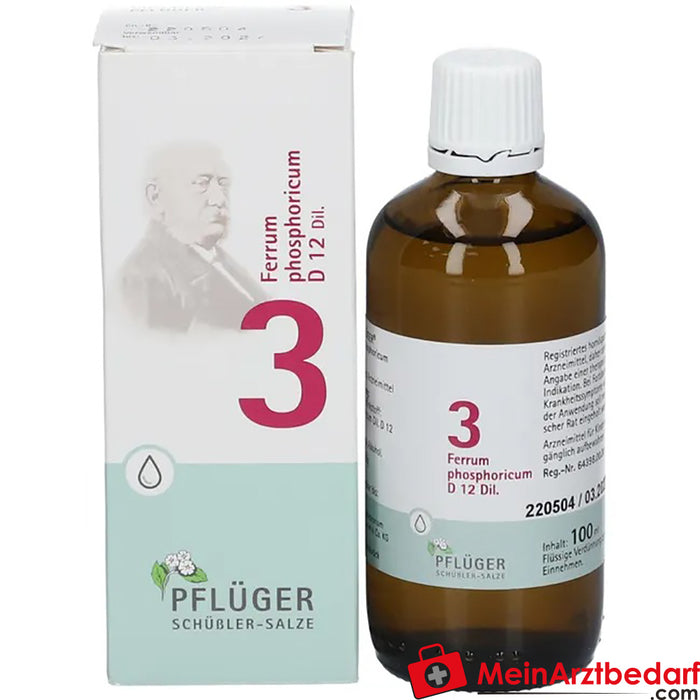 生物化学 Pflüger® 3 号磷酸亚铁 D12 滴剂