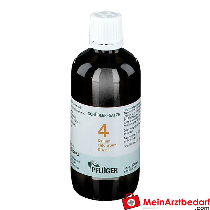 Biochemie Pflüger® No. 4 Clorato de potássio D6 gotas