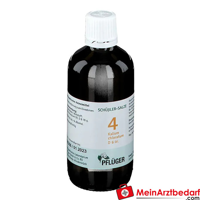 生物化学 Pflüger® 4 号氯通明钾 D6 滴剂