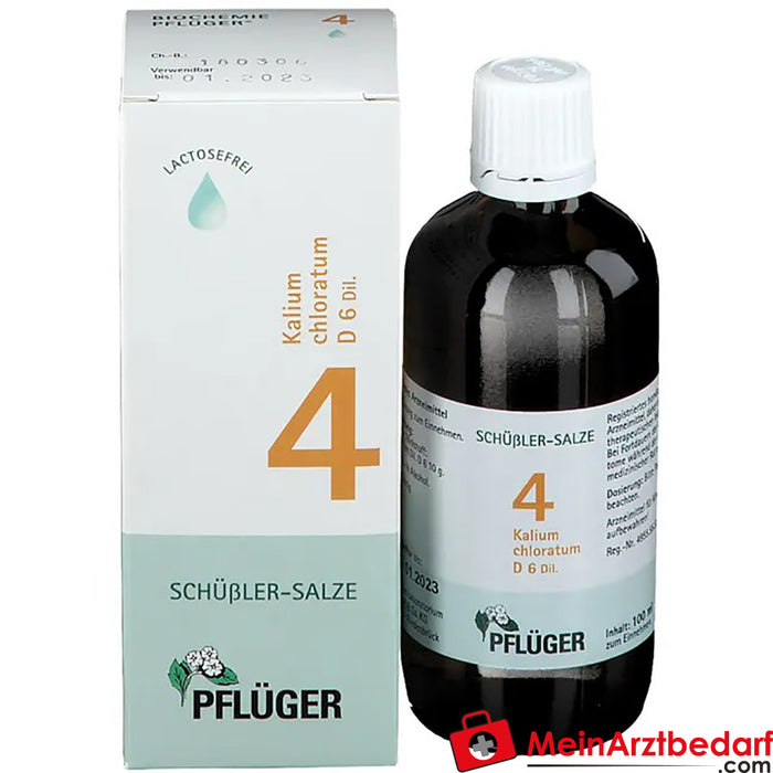 生物化学 Pflüger® 4 号氯通明钾 D6 滴剂