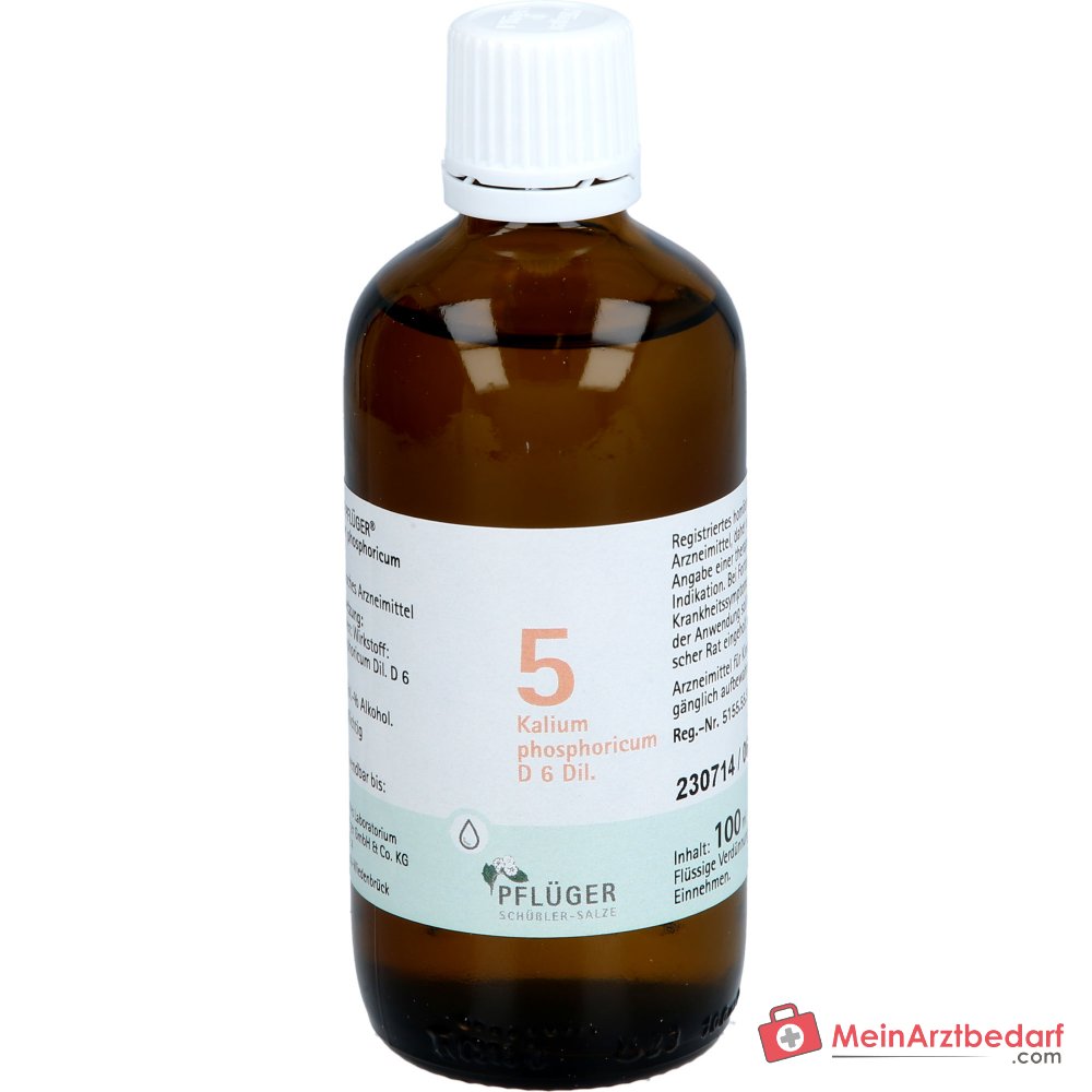 Biochemie Pflüger Nr. 5 Kalium phosphoricum D6 Tropfen 100 ml