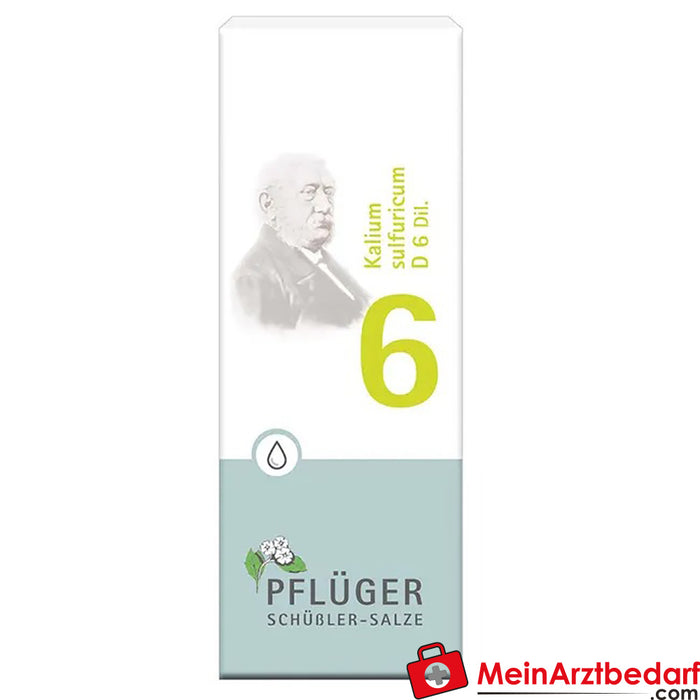 Biochemie Pflüger® N.º 6 Gotas de sulfúrico de potássio D6