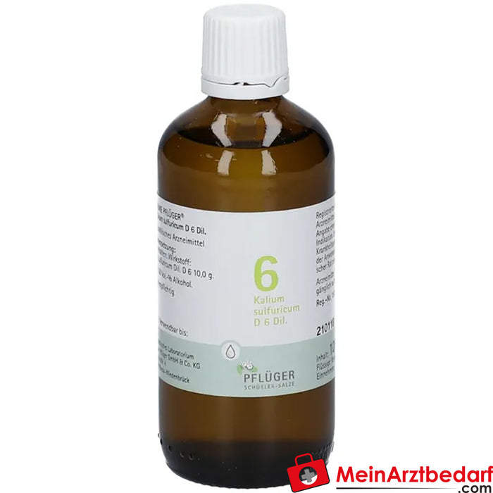 Biochemie Pflüger® No. 6 Gotas de potasio sulfúrico D6