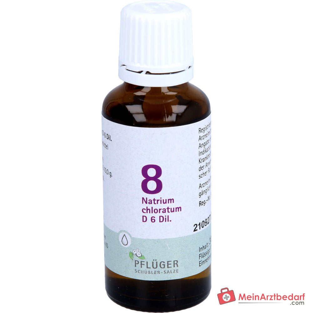 Biochimica Pflüger n. 8 Natrium chloratum D6 gocce 1000 mg