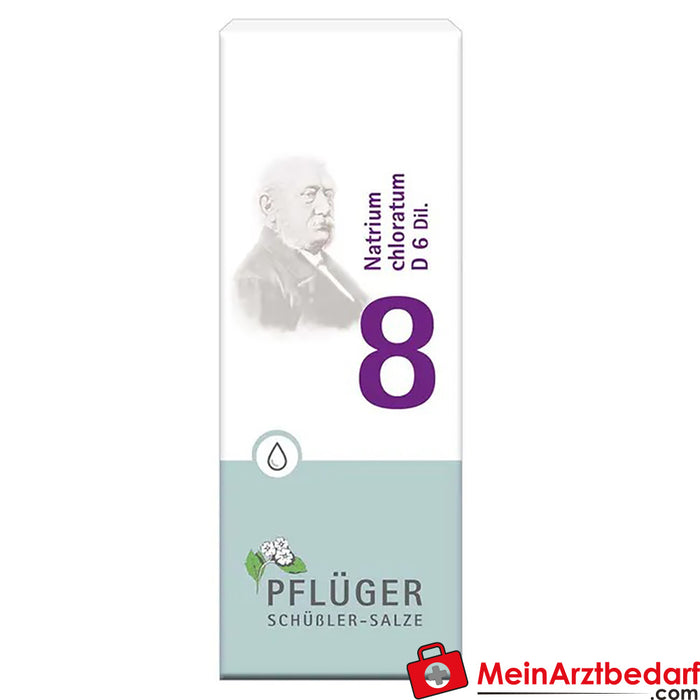 Krople Biochemie Pflüger® No. 8 Natrium chloratum D6