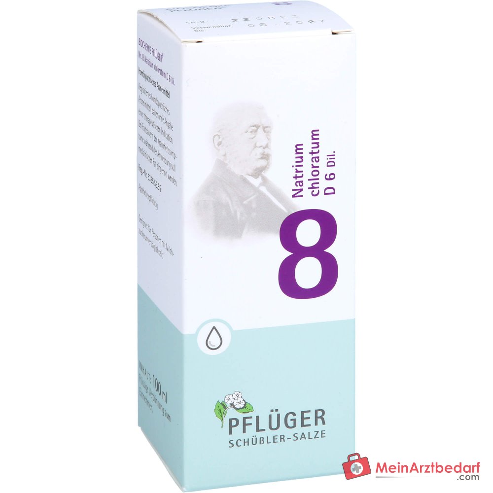 Biochimica Pflüger n. 8 Natrium chloratum D6 gocce 1000 mg