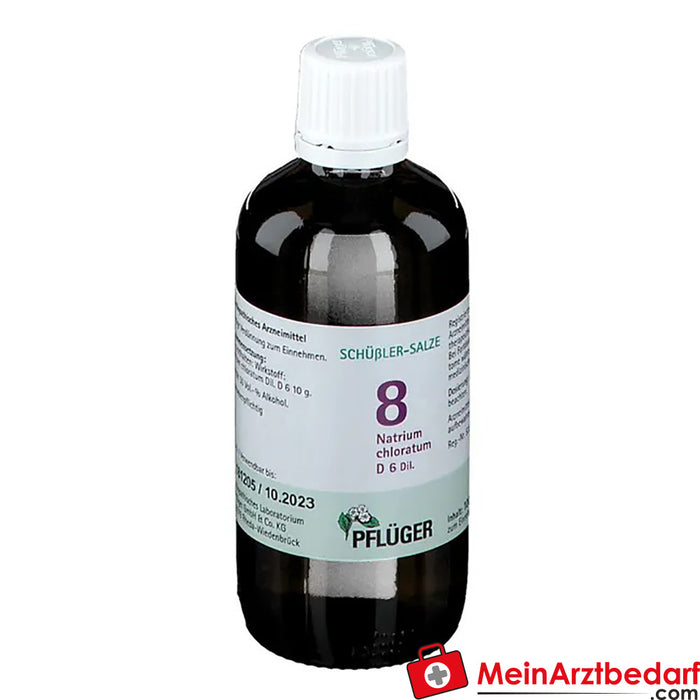 Krople Biochemie Pflüger® No. 8 Natrium chloratum D6