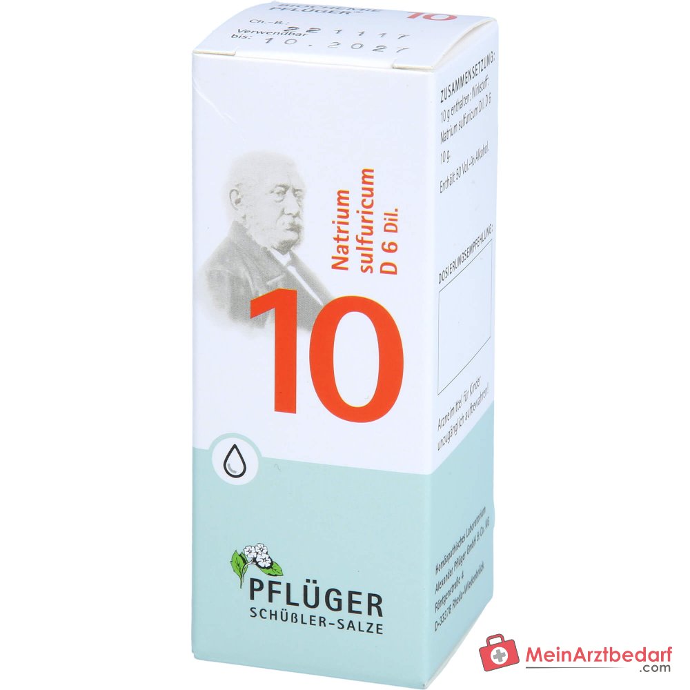 Biochemie Pflüger Nr. 10 Natrium sulfuricum D6 Tropfen