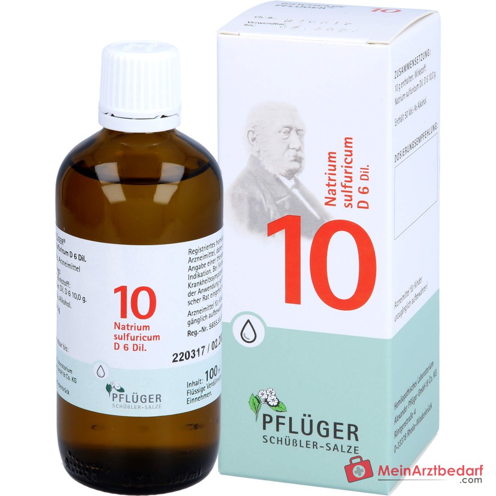 Biochemie Pflüger Nr. 10 Natrium sulfuricum D6 Tropfen