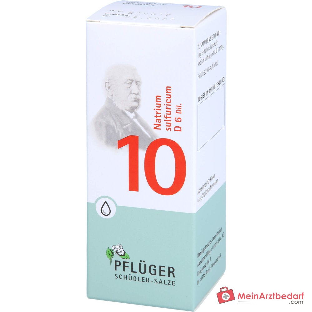 Biochemie Pflüger Nr. 10 Natrium sulfuricum D6 Tropfen