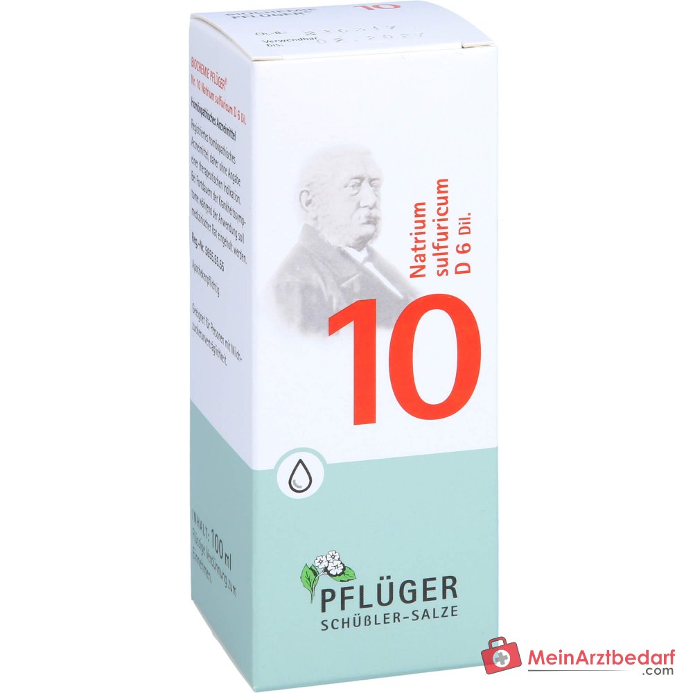 Biochemie Pflüger Nr. 10 Natrium sulfuricum D6 Tropfen