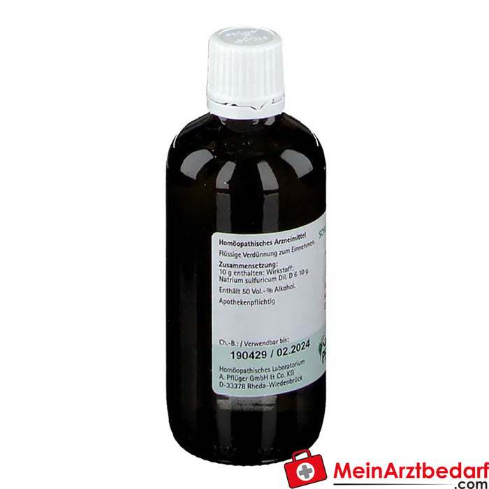 Biochemie Pflüger® No. 10 Natrium sulfuricum D6 Damla