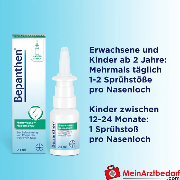 Bepanthen® Spray nasal à l'eau de mer, 20ml