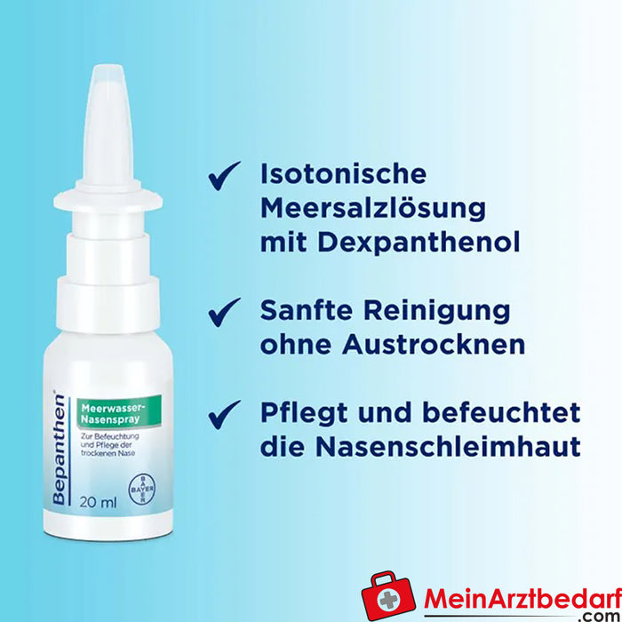 Bepanthen® Spray nasal à l'eau de mer, 20ml