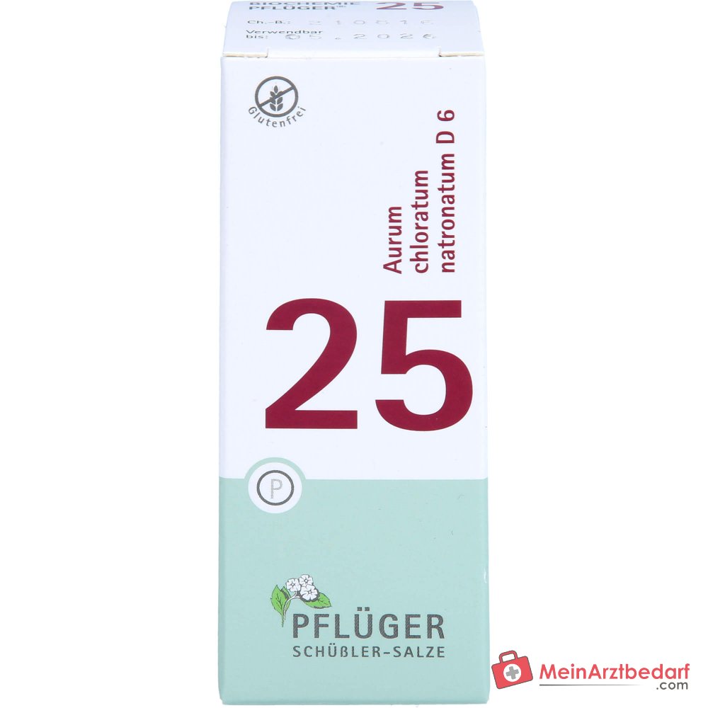 Biochemie Pflüger 25 Aurum chloratum natronatum D6 250 mg tabletten
